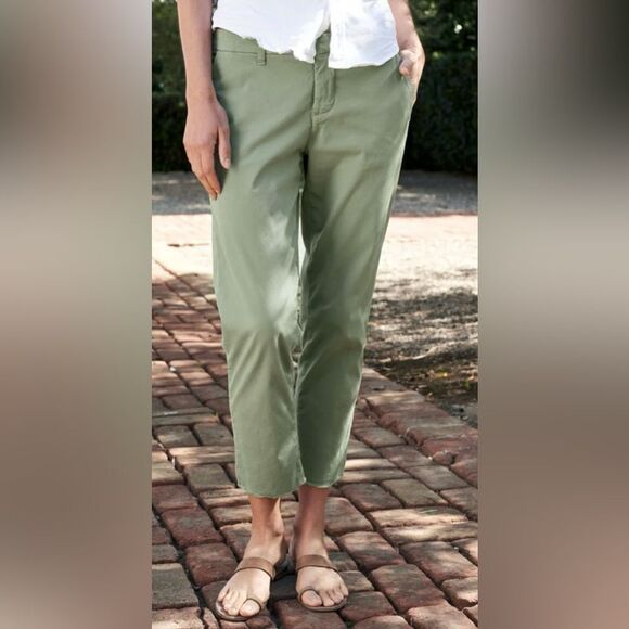 NWT Frank & Eileen Wicklow Italian Performance Twill Chino Pants Army $288 - Picture 7 of 10